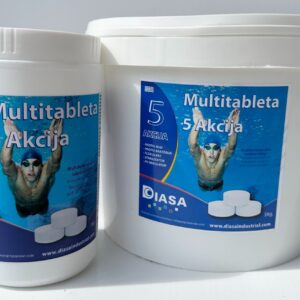 Diasa multi tablete 200g 5u1 u kanti za dugotrajno održavanje bazena