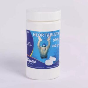 Hlor tablete 200g za dugotrajnu dezinfekciju bazena u plovnom dozatoru