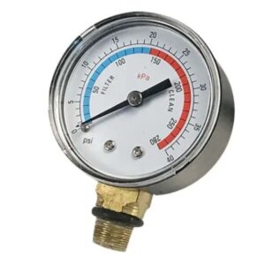 Emaux radijalni i aksijalni manometar 40 PSI 1/4 inča za bazene