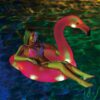 Flamingo dušek na naduvavanje 127x98x96cm LED Aqua Glow K10542000
