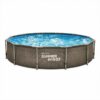 Okrugli bazen sa metalnim ramom 366x76cm Summer Waves Rattan + Filter pumpa RX330 P2Q01230A - Image 2