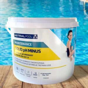 pH Minus granulat u pakovanju za snižavanje pH vrednosti vode u bazenu