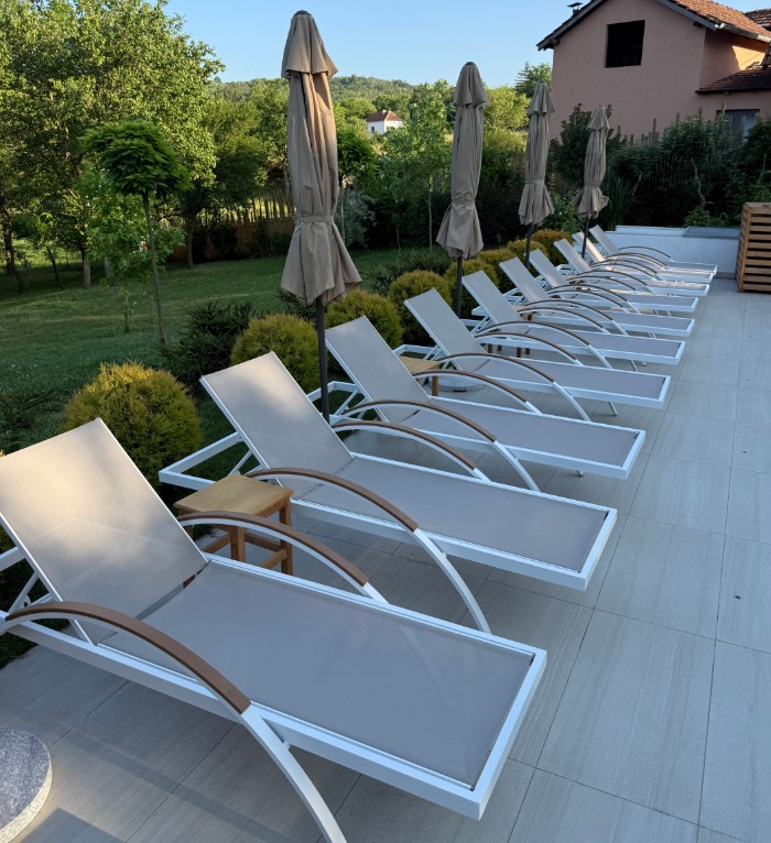 Nero aluminijumska ležaljka 195 x 65 x 30 cm - Image 2